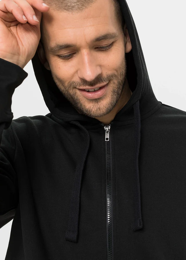 Lot de 2 sweats à capuche zippés  • gris chiné + noir • product-page.page-title-suffix