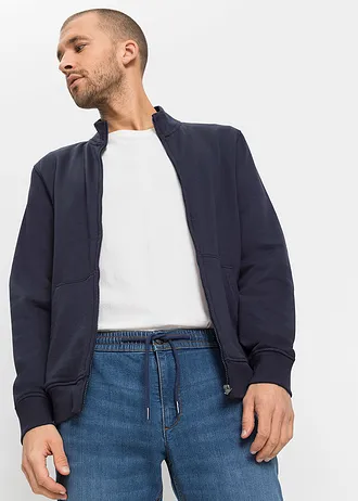 Lekkie jeansy  z gumką w talii, regular fit, straight • niebieski denim • sklep bonprix