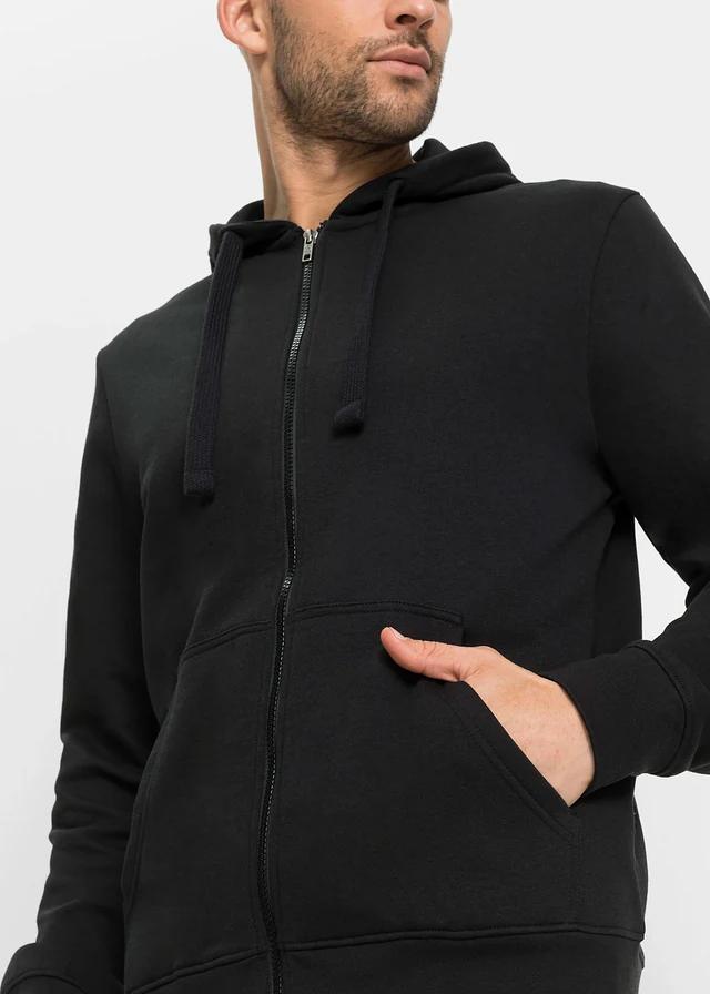 Sweatvest met capuchon (set van 2) • grijs gemêleerd-zwart • product-page.page-title-suffix