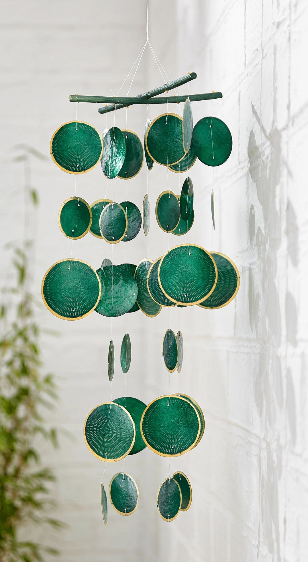 Carillon Capiz de Boltze • vert foncé • Boutique bonprix