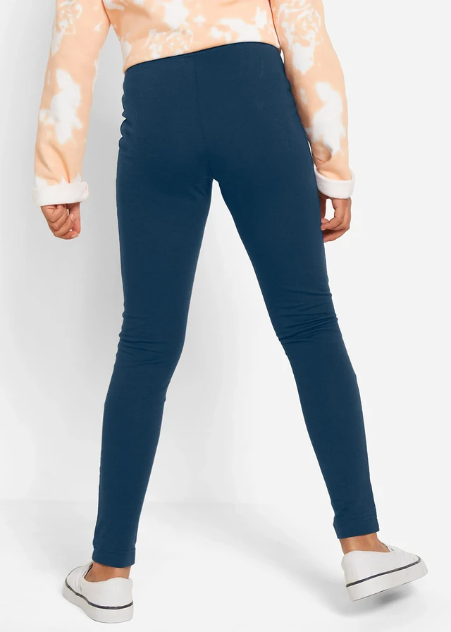 Legging (3 db-os csomag), szín: sötétkék+sötéttürkiz+világosszürke melírozott