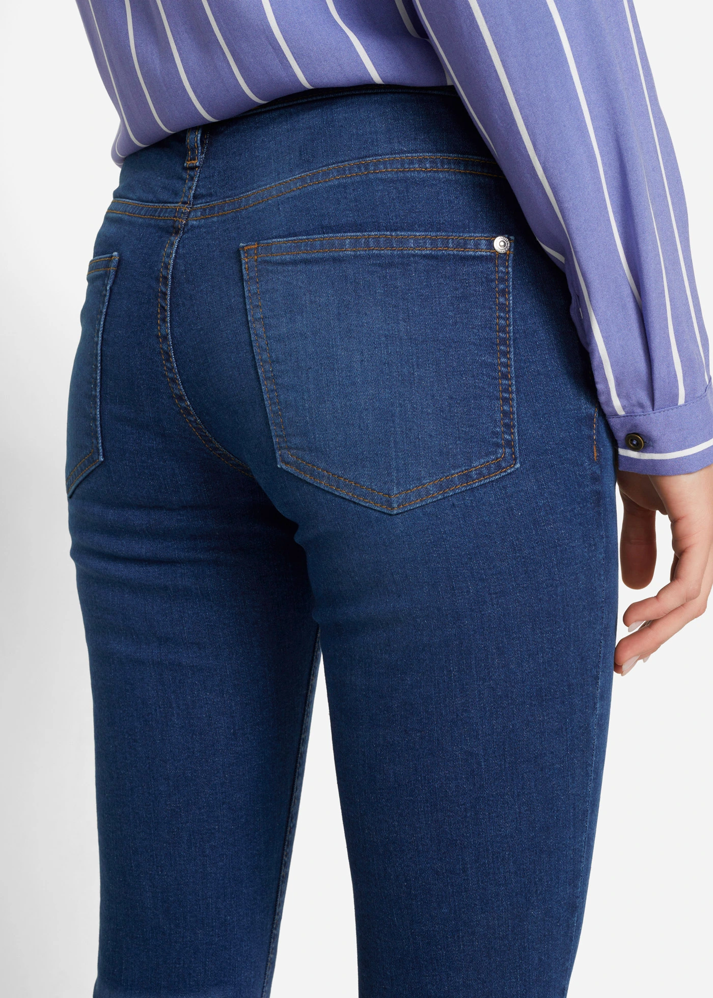Zwangerschapsjeans voor begin zwangerschap en na geboorte • blauw denim • bonprix online shop