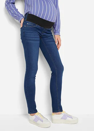 Zwangerschapsjeans voor begin zwangerschap en na geboorte • blauw denim • bonprix online shop