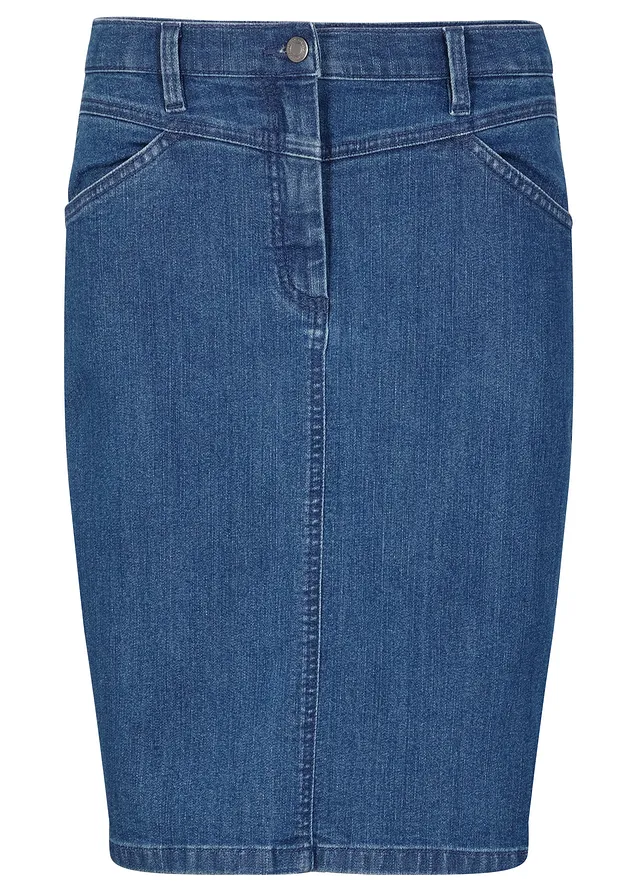 Spijkerrok, stretch, Kleur: blue denim