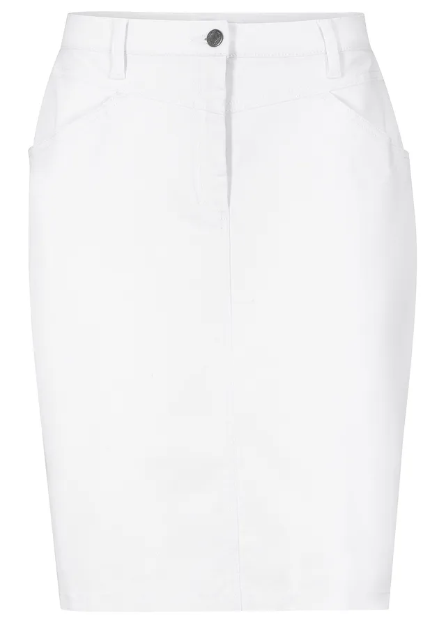 Džínsová sukňa, strečová