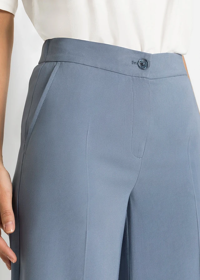 Pantalon large et léger à pinces • bleu mat • product-page.page-title-suffix