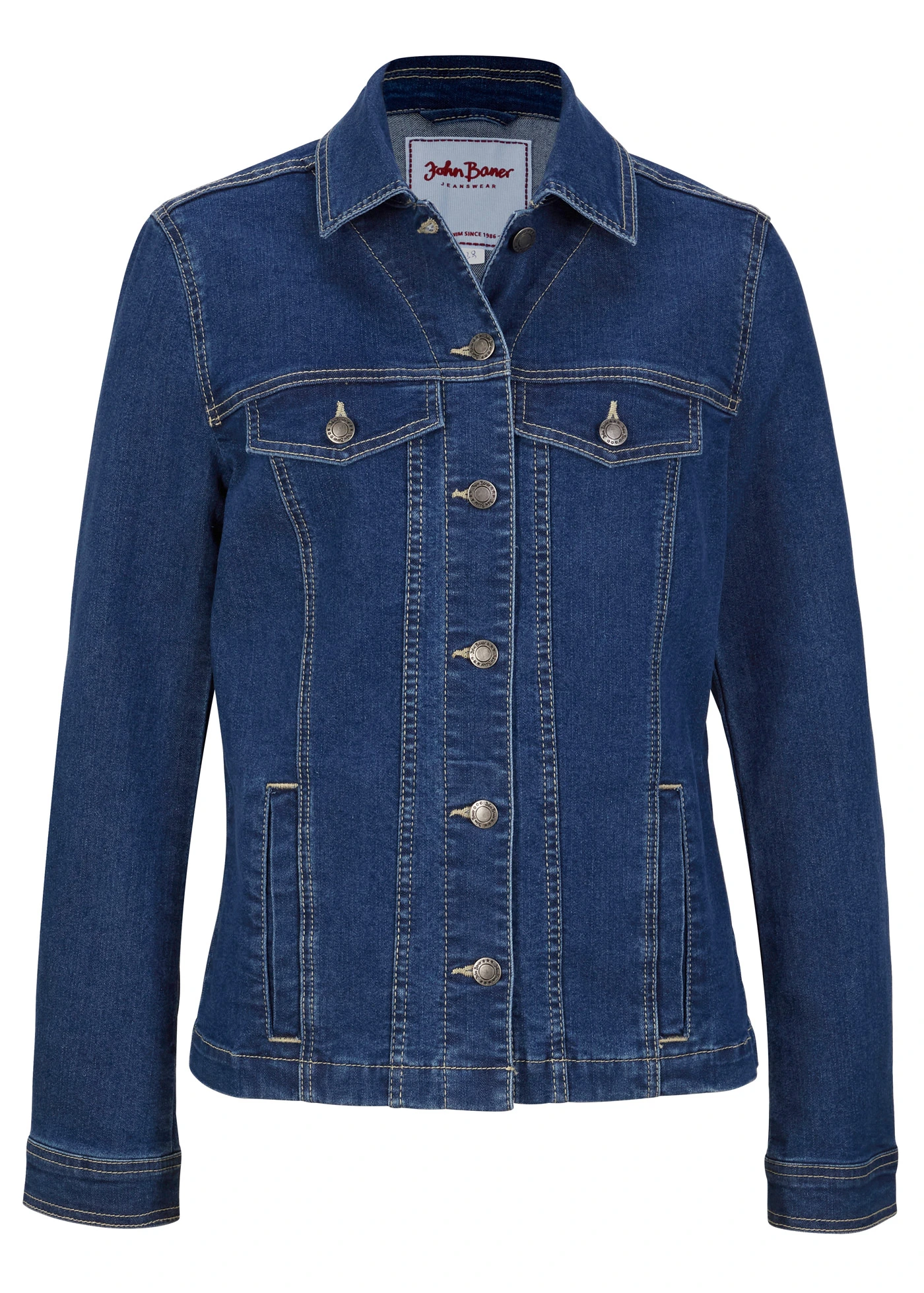 Džínová bunda • modrý denim • bonprix obchod