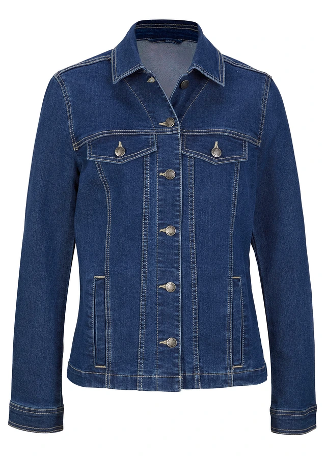Spijkerjas, Kleur: blauw denim