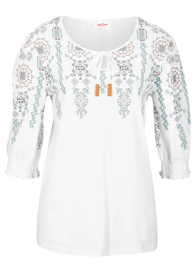 Úpletová tunika, 3/4 rukáv