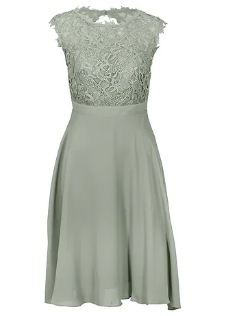 Mini šaty s krajkou • mořské řasy • bonprix obchod