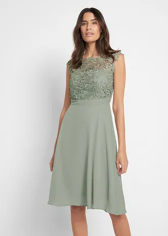 Mini šaty s krajkou • mořské řasy • bonprix obchod