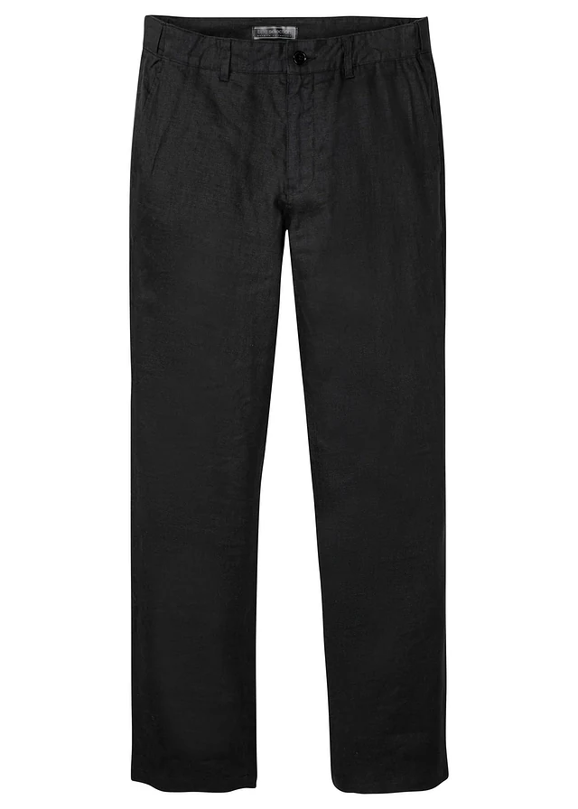 Pantaloni chino Regular Fit din material cu in 100%, straight