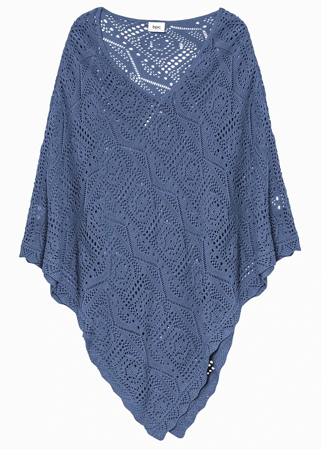 Poncho en crochet