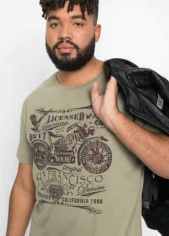 Tričko z čisté bavlny • indigo plus size • bonprix obchod