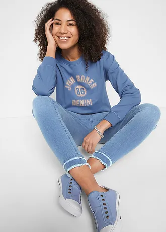 7/8 ultra měkké džíny • světle modrý denim used • bonprix obchod