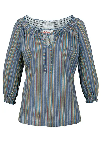 Jersey tuniek • indigo gestreept • bonprix online shop