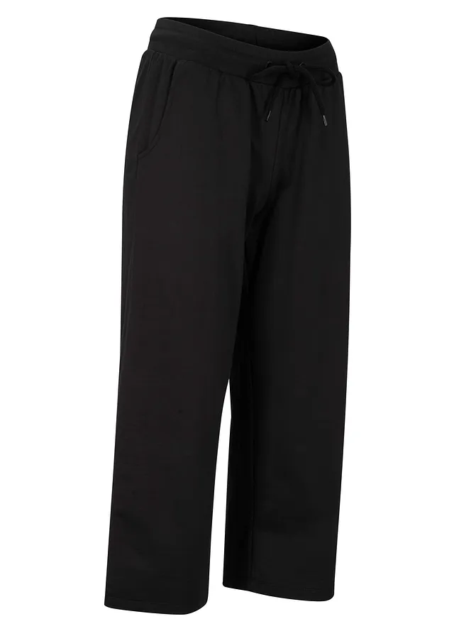 Joggingbroek met biologisch katoen, kuitlang