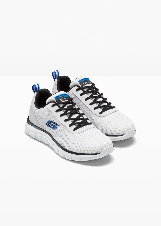 Sneakers Skechers à mémoire de forme • blanc + noir • product-page.page-title-suffix