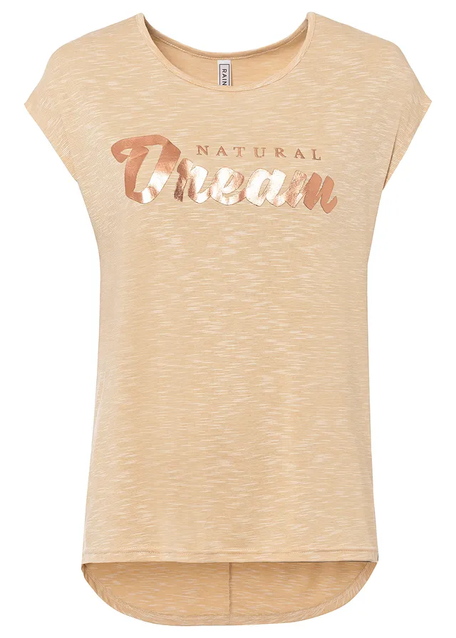 Tricou lung din amestec de viscoză