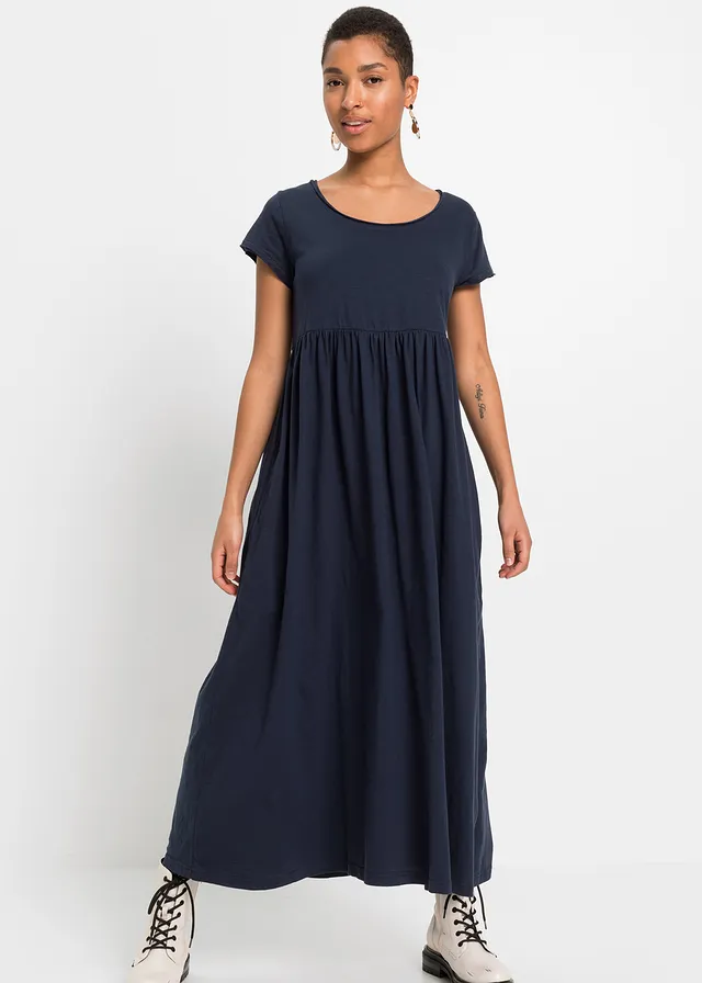 Shirtjurk van biologisch katoen, Kleur: donkerblauw