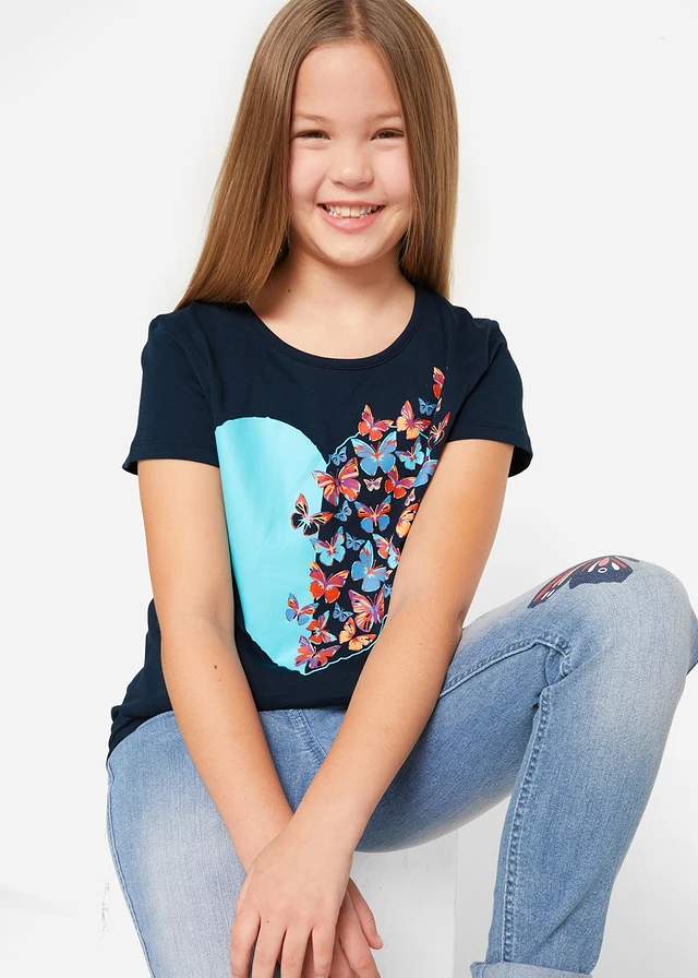 T-shirt van puur biologisch katoen • donkerblauw • product-page.page-title-suffix