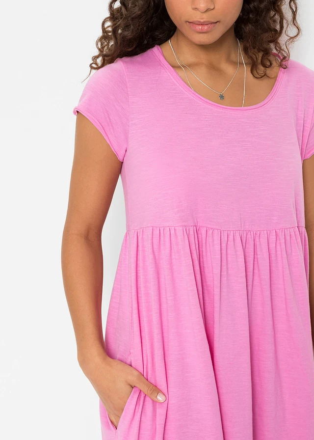 Robe en jersey coton • rose • product-page.page-title-suffix