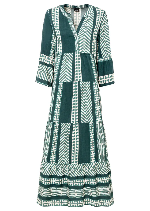 Robe longue en viscose fluide