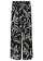 Broek van soepele viscose, Kleur: zwart-wit gebloemd