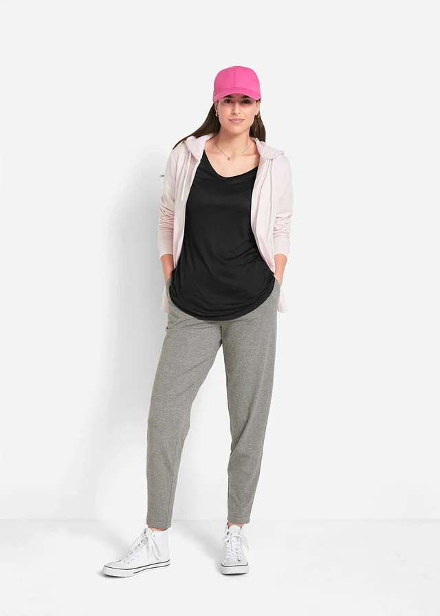 Lot de 2 T-shirts longs et doux en viscose • noir+blanc • product-page.page-title-suffix