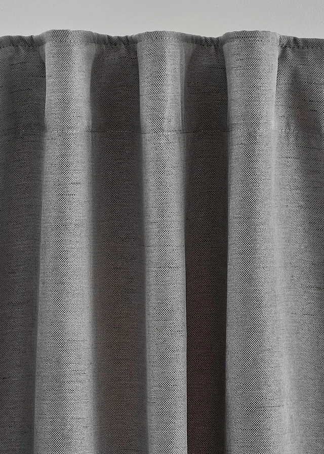 Lot de 2 rideaux obscurcissants texturés • gris • product-page.page-title-suffix