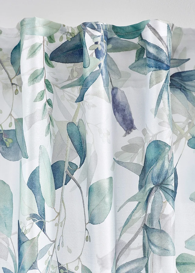Rideau aspect soyeux (1 pce) • blanc-vert • product-page.page-title-suffix