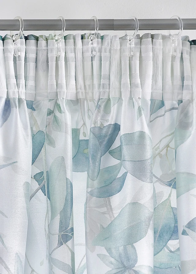 Rideau aspect soyeux (1 pce) • blanc-vert • product-page.page-title-suffix