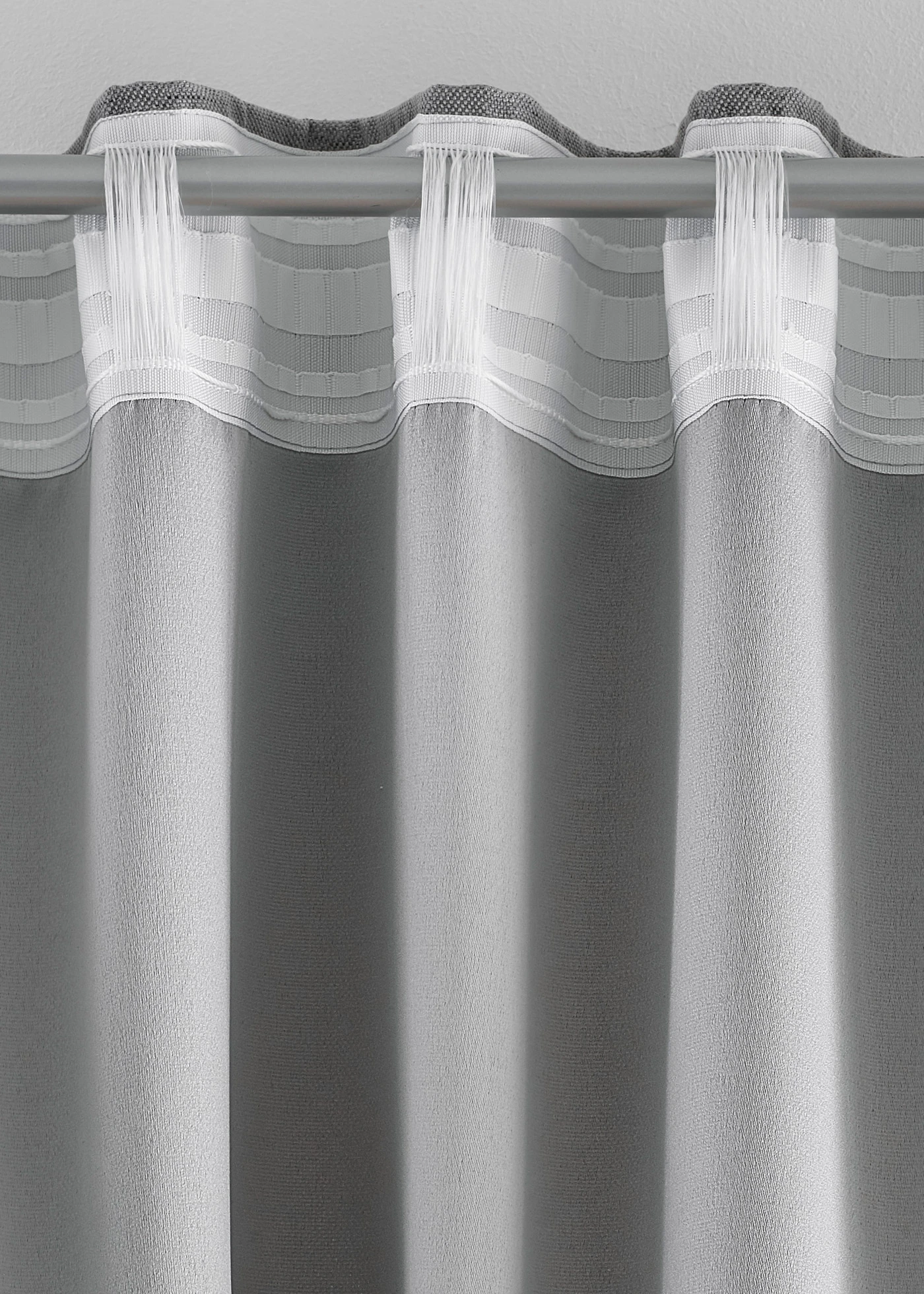 Lot de 2 rideaux obscurcissants texturés • gris • product-page.page-title-suffix