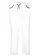 Pantalon 7/8 taille élastiquée en coton Paper Touch, Couleur: blanc/bleu foncé