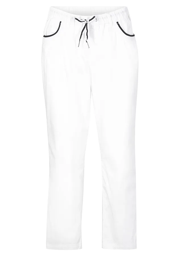 7/8 papertouch broek met comfortband
