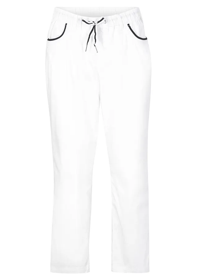Pantaloni 7/8, Papertouch cu talie comodă