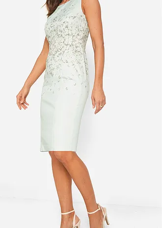 Kokerjurk met print • soft salie met print • bonprix online shop