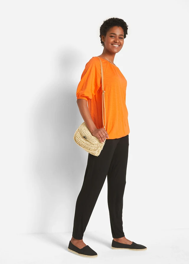 Shirt van puur biologisch katoen, Kleur: mango