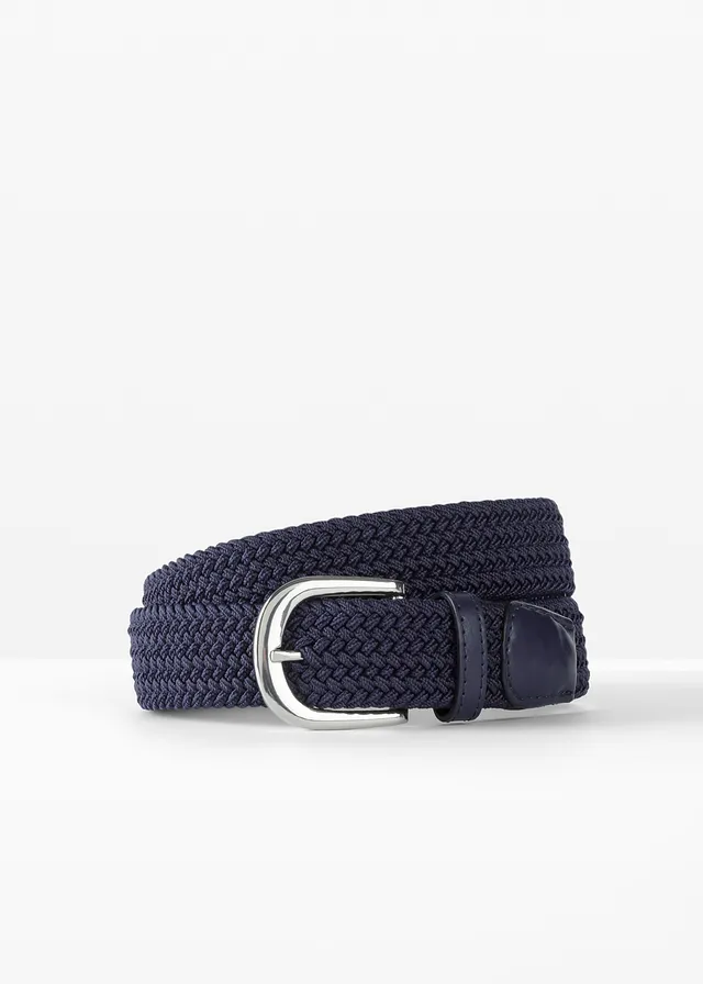 Stretchriem, Kleur: donkerblauw
