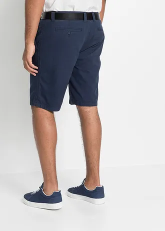 Chino bermuda tiszta pamutból, Regular Fit, szín: sötétkék