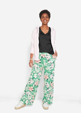 T-shirt van puur katoen, Kleur: zwart