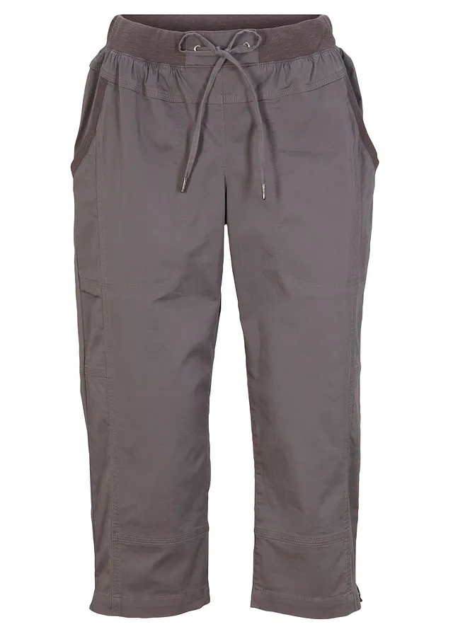 Pantaloni capri cu bentiţă