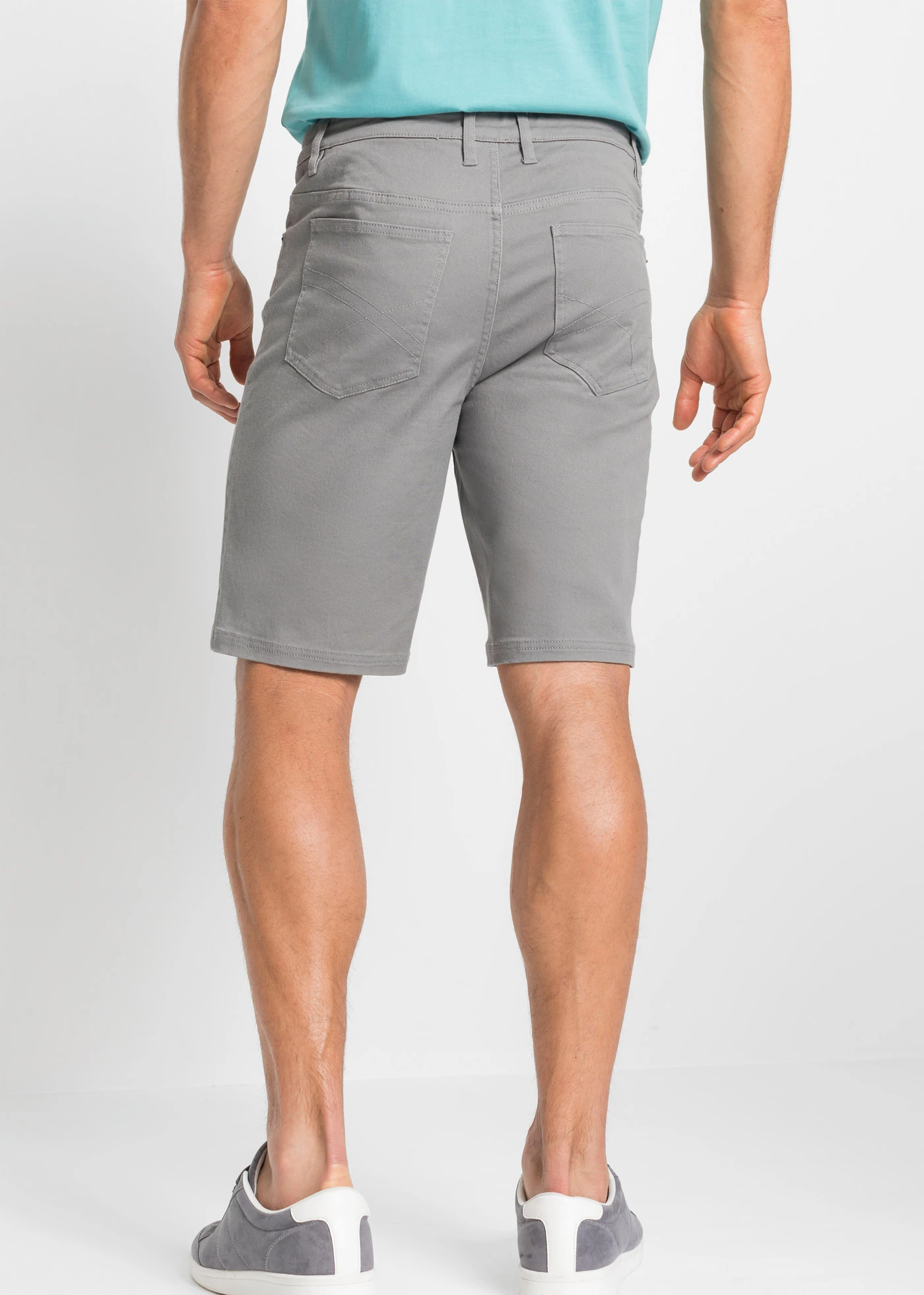 Sztreccs bermuda Classic Fit • szürke • bonprix áruház