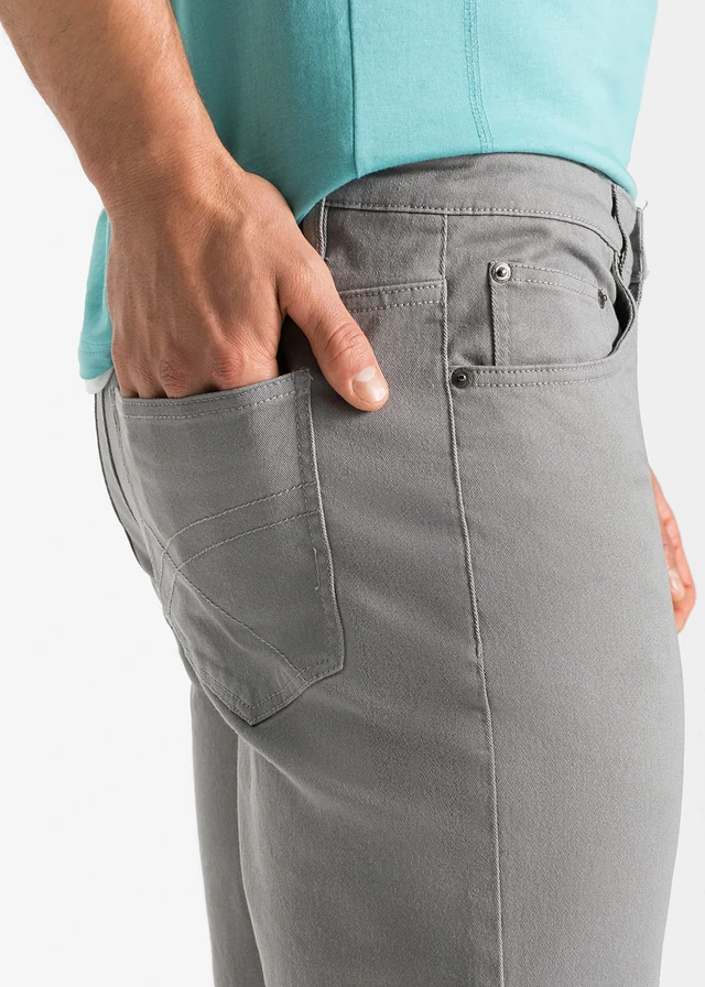 Classic fit stretch bermuda • grijs • product-page.page-title-suffix
