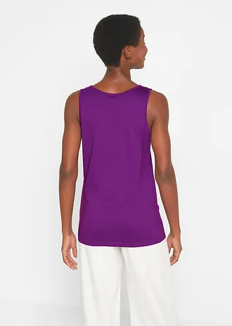 Katoenen longtop (set van 5), Kleur: poederblauw+pinklady+wit+zwart+diepviolet