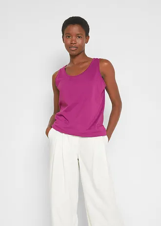 Maiou lung din bumbac 100% (set/5 buc.) • pink închis+violet-orhidee+bleu+galben deschis+bej-icecafé • magazin bonprix