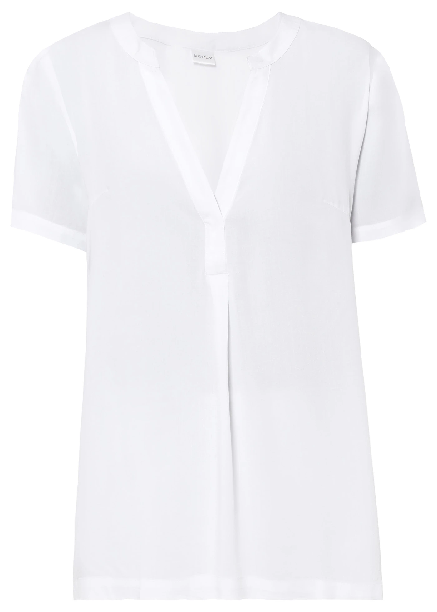 Tunique longue 100% viscose • blanc • Boutique bonprix