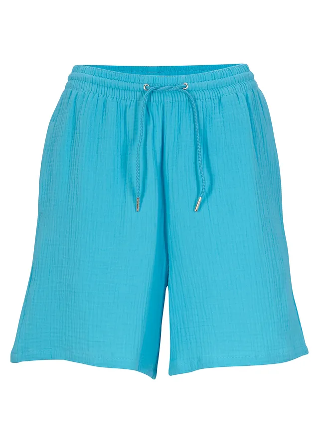 Mušelínové šortky z čistej bavlny