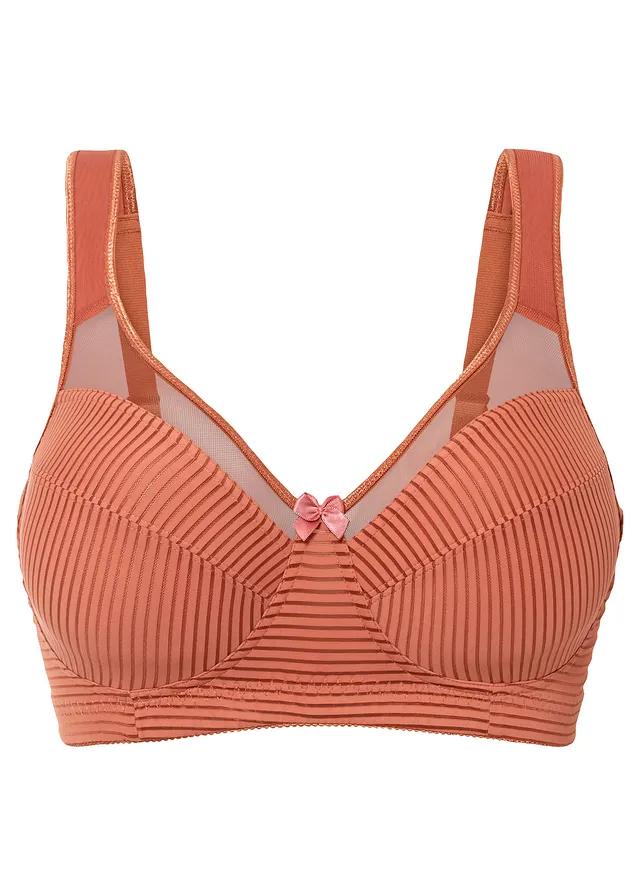 Sutien minimizer fără armătură cu bretele căptușite