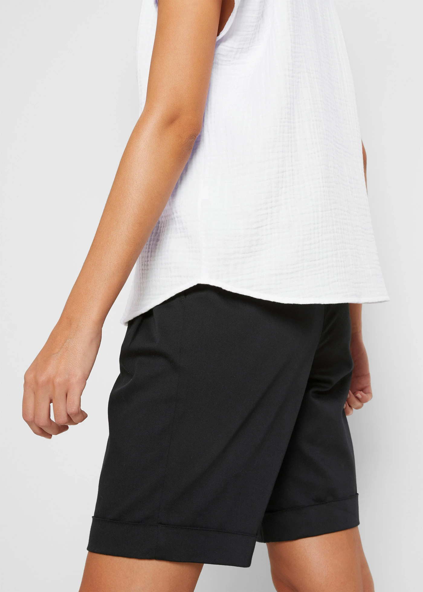 Blouse en gaze 100% coton • blanc • Boutique bonprix